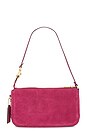 view 2 of 4 SAC PORTÉ ÉPAULE SUEDE PLAZA BAG in Dark Fuchsia