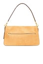 view 2 of 4 Suede Tabby 36 Clutch in Caramel