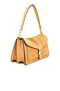 view 3 of 4 Suede Tabby 36 Clutch in Caramel