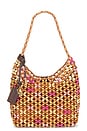 view 1 of 4 Wooden Beaded Brooklyn Shoulder Bag 28 in Maple