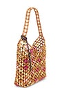 view 3 of 4 Wooden Beaded Brooklyn Shoulder Bag 28 in Maple