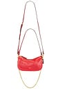 view 1 of 5 SAC PORTÉ ÉPAULE NATURAL GRAIN LEATHER WAVERLY in Scarlet