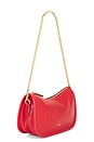 view 5 of 5 SAC PORTÉ ÉPAULE NATURAL GRAIN LEATHER WAVERLY in Scarlet