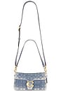 view 1 of 5 Soft Crystal Signature Denim Tabby Bag 26 in Denim