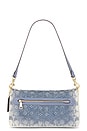 view 3 of 5 Soft Crystal Signature Denim Tabby Bag 26 in Denim