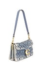 view 4 of 5 Soft Crystal Signature Denim Tabby Bag 26 in Denim