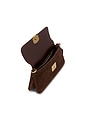 view 5 of 5 Suede Jet Shoulder Bag in Dark Chocolate