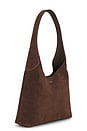 view 3 of 4 BOLSO HOMBRO SUEDE BROOKLYN SHOULDER BAG 28 in Dark Chocolate