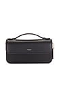 view 2 of 6 Refined Calf Leather New York Elora Top Handle Crossbody Bag in Black
