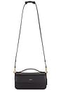 view 6 of 6 Refined Calf Leather New York Elora Top Handle Crossbody Bag in Black