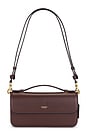 view 1 of 6 Refined Calf Leather New York Elora Top Handle Crossbody Bag in Maple