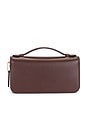 view 3 of 6 Refined Calf Leather New York Elora Top Handle Crossbody Bag in Maple