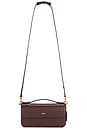 view 6 of 6 Refined Calf Leather New York Elora Top Handle Crossbody Bag in Maple