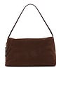 view 2 of 4 Suede Chelsea Shoulder Bag 36 in Dark Chocolate