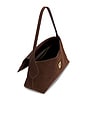 view 4 of 4 Suede Chelsea Shoulder Bag 36 in Dark Chocolate