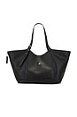 view 2 of 4 Glazed Leather Gramercy Tote in Black