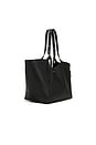 view 3 of 4 Glazed Leather Gramercy Tote in Black