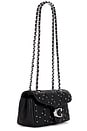 view 3 of 5 Crystal Rivets Quilted Tabby 20 Handbag in Lh Black
