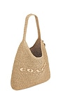 view 4 of 4 Straw Brooklyn Shoulder 39 Bag in Natural