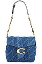 view 2 of 5 Quilted Denim Times Square Tabby Bag in Deep Blue