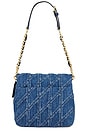 view 3 of 5 Quilted Denim Times Square Tabby Bag in Deep Blue