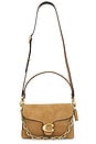 view 1 of 6 Suede Chain Tabby Shoulder Bag in Sand