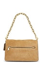 view 4 of 6 Suede Chain Tabby Shoulder Bag in Sand