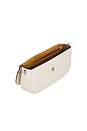 view 5 of 6 Refined Calf Leather Essential Flap Chain in Chalk