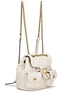 view 3 of 4 Quilted Leather Tabby Backpack in Chalk