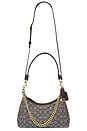 view 1 of 6 Signature Jacquard Juliet Shoulder Bag 25 Oak Maple in Oak Maple