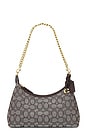 view 3 of 6 Signature Jacquard Juliet Shoulder Bag 25 Oak Maple in Oak Maple