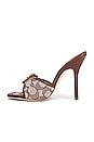 view 5 of 5 Leather Buckle Mule in Khaki