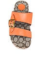 view 4 of 5 Addison Sandal in Tangerine
