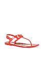 view 2 of 5 Natalee Jelly Sandal in Red Orange