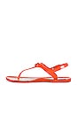 view 5 of 5 Natalee Jelly Sandal in Red Orange