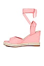 view 5 of 5 Page Wedge in Flower Pink