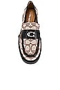 view 4 of 5 Leah Loafer in Cocoa & Black