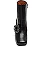 view 4 of 5 Western Buckle Bootie in Black