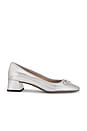 view 1 of 5 Ava Ballet Pump in Silver