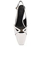 view 4 of 5 Rowyn Leather Slingback in Optic White