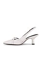 view 5 of 5 Rowyn Leather Slingback in Optic White