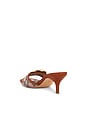 view 3 of 5 Margo Signature Textile Jacquard Sandal in Cocoa & Burnished Amber