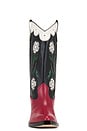 view 4 of 5 Aria Tall Cowboy Boot in Black & Red