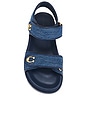 view 4 of 5 SANDALS 플랫 샌들 in Deep Blue