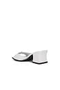 view 3 of 5 Sculpted C Block Heel Sandal in Optic White