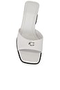 view 4 of 5 Sculpted C Block Heel Sandal in Optic White