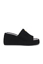 view 1 of 5 SANDALIA MARIE PLATFORM in Black Suede