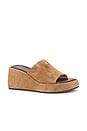 view 2 of 5 SANDALES MARIE PLATFORM in Coconut Suede