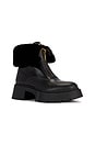 view 2 of 5 Leah Platform Shearling Zip Bootie in Black