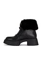 view 5 of 5 Leah Platform Shearling Zip Bootie in Black